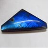 unique pcs - of toppppppppppppe grade high quality - LABRADORITE - fulllll blue flashy fire amazing high quality fancy shape triangle cabochon huge size - 53x87 mm long weight - 515 .00cts